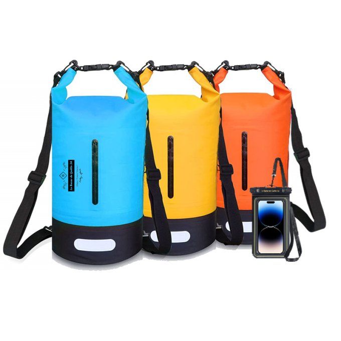 BON PLAN !!! Sac étanche Waterproof 20L + Housse de téléphone Waterproof étanche et flottante