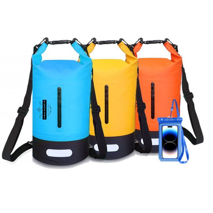 BON PLAN !!! Sac étanche Waterproof 20L + Housse de téléphone Waterproof étanche et flottante