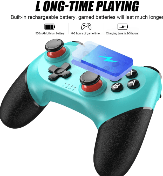 Manette sans Fil Compatible pour Switch/Switch Lite/Switch OLED, Bluetooth Manette Switch Pro, Contr