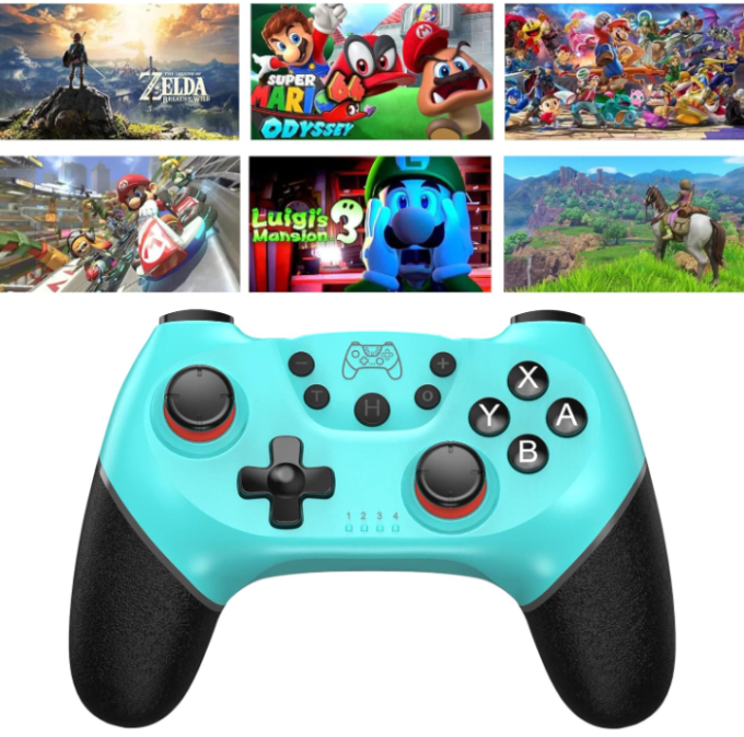 Manette sans Fil Compatible pour Switch/Switch Lite/Switch OLED, Bluetooth Manette Switch Pro, Contr